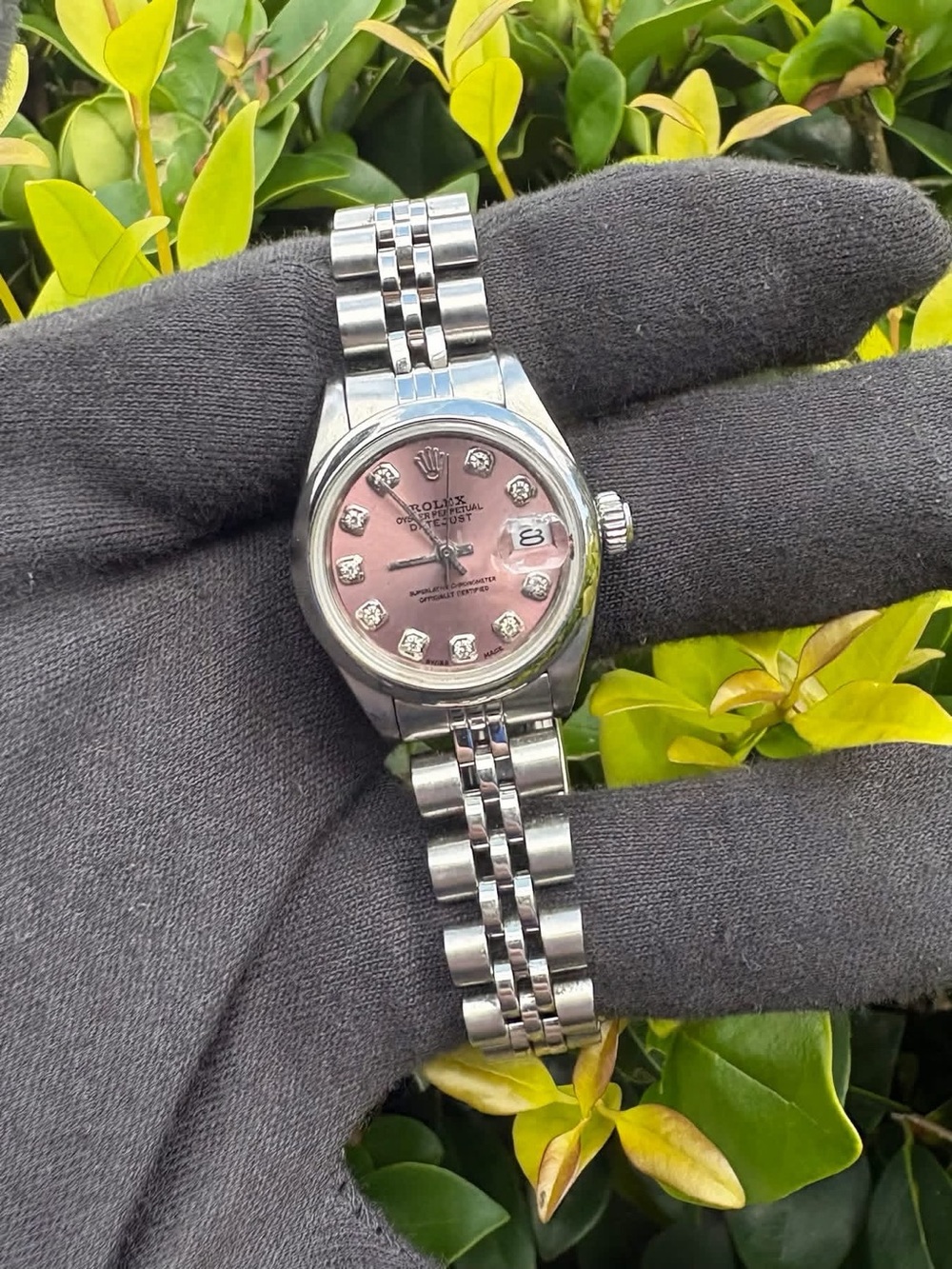 Rolex Oyster Perpetual Datejust 26mm Pink Diamond Dial